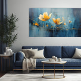 Brezčasna eleganca na platnu Zlati dotik veselja | različne dimenzije